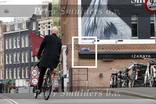 Amsterdam 3 april 2021
Maik de Boer op de fiets in Amsterdam zuid