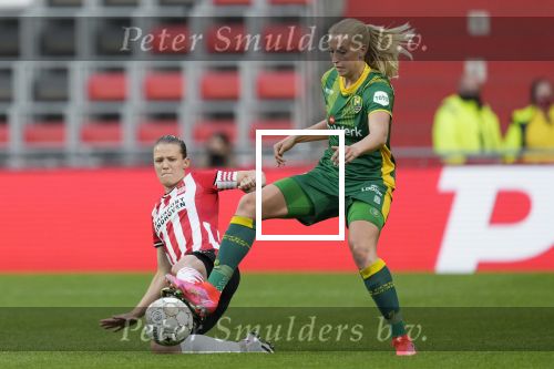 Eindhoven, 14 Mei 2021 PSV-ADO Den Haag Damesvoetbal, eindstand 6-2
Mandy v d Berg