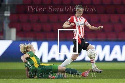 Eindhoven, 14 Mei 2021 PSV-ADO Den Haag Damesvoetbal, eindstand 6-2
Mandy v d Berg