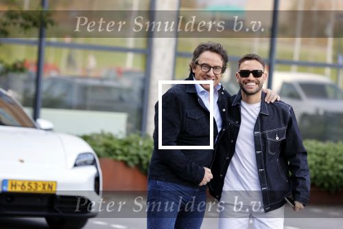 Amsterdam 12 mei 2021
Marco Borsato en Rolf Sanchez arriveren in de porsche Taycan bij Q music