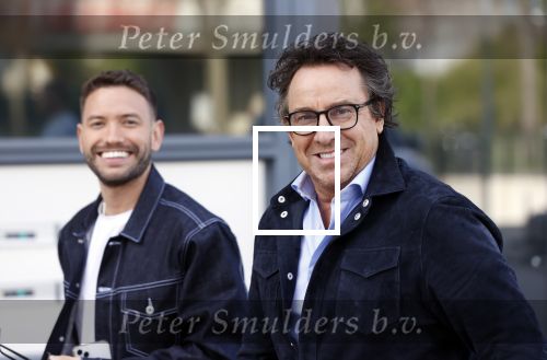 Amsterdam 12 mei 2021
Marco Borsato en Rolf Sanchez arriveren in de porsche Taycan bij Q music