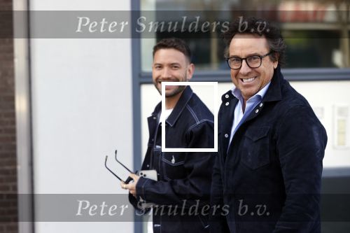 Amsterdam 12 mei 2021
Marco Borsato en Rolf Sanchez arriveren in de porsche Taycan bij Q music