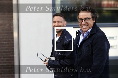 Amsterdam 12 mei 2021
Marco Borsato en Rolf Sanchez arriveren in de porsche Taycan bij Q music
