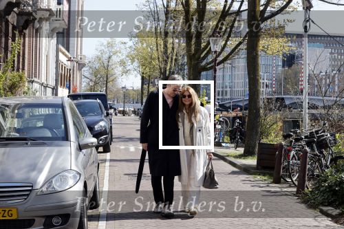 Amsterdam 17 april 2021
Ruud de Wild en Olcay Gulsen op straat en in de Auto