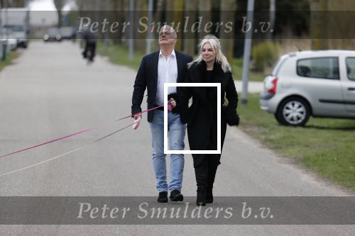 Almere 10 april 2021
Peter Jan Rens met zijn nieuwe vriendin Willeke Schoonewille