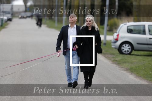 Almere 10 april 2021
Peter Jan Rens met zijn nieuwe vriendin Willeke Schoonewille
