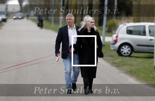 Almere 10 april 2021
Peter Jan Rens met zijn nieuwe vriendin Willeke Schoonewille