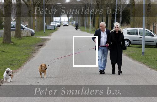 Almere 10 april 2021
Peter Jan Rens met zijn nieuwe vriendin Willeke Schoonewille