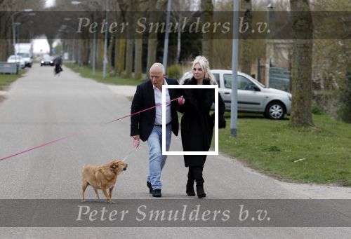 Almere 10 april 2021
Peter Jan Rens met zijn nieuwe vriendin Willeke Schoonewille
