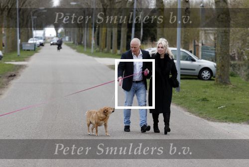Almere 10 april 2021
Peter Jan Rens met zijn nieuwe vriendin Willeke Schoonewille