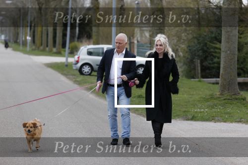 Almere 10 april 2021
Peter Jan Rens met zijn nieuwe vriendin Willeke Schoonewille