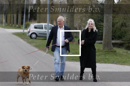 Almere 10 april 2021
Peter Jan Rens met zijn nieuwe vriendin Willeke Schoonewille