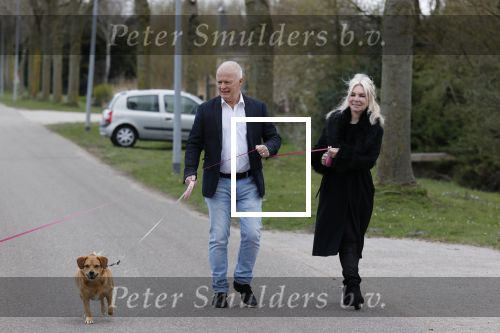 Almere 10 april 2021
Peter Jan Rens met zijn nieuwe vriendin Willeke Schoonewille