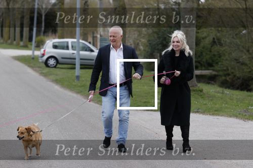 Almere 10 april 2021
Peter Jan Rens met zijn nieuwe vriendin Willeke Schoonewille