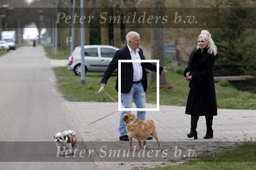 Almere 10 april 2021
Peter Jan Rens met zijn nieuwe vriendin Willeke Schoonewille