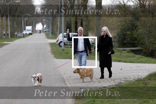 Almere 10 april 2021
Peter Jan Rens met zijn nieuwe vriendin Willeke Schoonewille