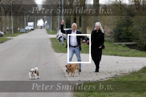 Almere 10 april 2021
Peter Jan Rens met zijn nieuwe vriendin Willeke Schoonewille