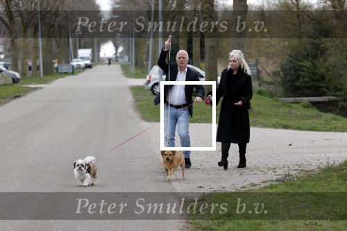 Almere 10 april 2021
Peter Jan Rens met zijn nieuwe vriendin Willeke Schoonewille