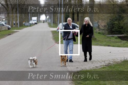 Almere 10 april 2021
Peter Jan Rens met zijn nieuwe vriendin Willeke Schoonewille