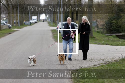 Almere 10 april 2021
Peter Jan Rens met zijn nieuwe vriendin Willeke Schoonewille