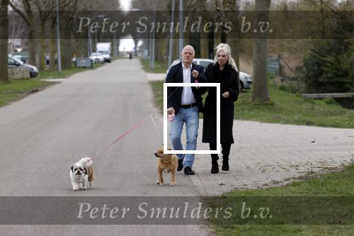 Almere 10 april 2021
Peter Jan Rens met zijn nieuwe vriendin Willeke Schoonewille