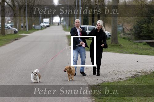 Almere 10 april 2021
Peter Jan Rens met zijn nieuwe vriendin Willeke Schoonewille