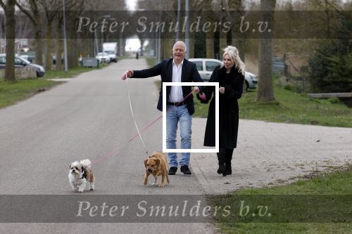 Almere 10 april 2021
Peter Jan Rens met zijn nieuwe vriendin Willeke Schoonewille