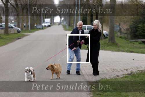 Almere 10 april 2021
Peter Jan Rens met zijn nieuwe vriendin Willeke Schoonewille