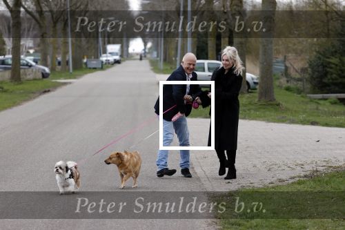 Almere 10 april 2021
Peter Jan Rens met zijn nieuwe vriendin Willeke Schoonewille