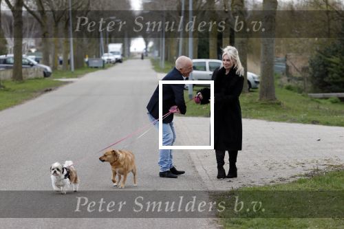 Almere 10 april 2021
Peter Jan Rens met zijn nieuwe vriendin Willeke Schoonewille