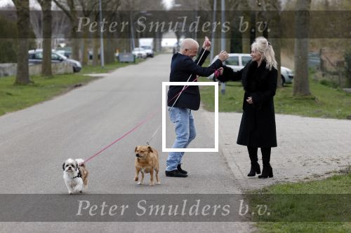 Almere 10 april 2021
Peter Jan Rens met zijn nieuwe vriendin Willeke Schoonewille