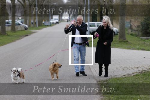 Almere 10 april 2021
Peter Jan Rens met zijn nieuwe vriendin Willeke Schoonewille