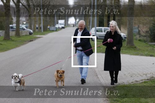 Almere 10 april 2021
Peter Jan Rens met zijn nieuwe vriendin Willeke Schoonewille