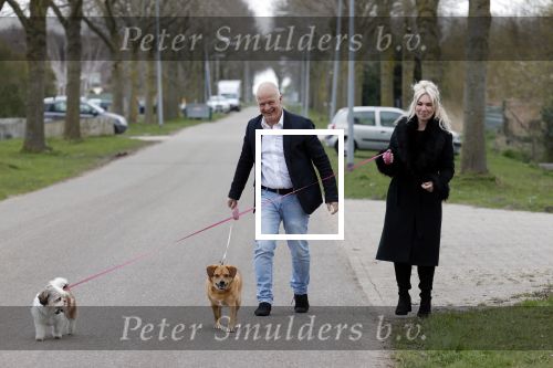 Almere 10 april 2021
Peter Jan Rens met zijn nieuwe vriendin Willeke Schoonewille