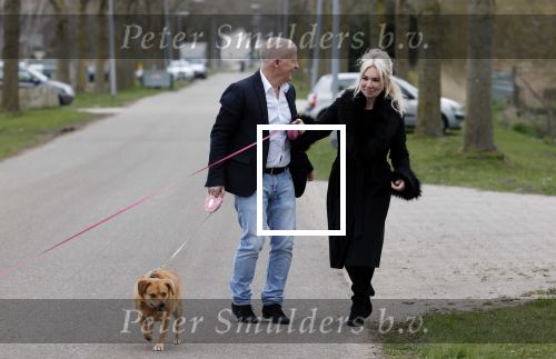 Almere 10 april 2021
Peter Jan Rens met zijn nieuwe vriendin Willeke Schoonewille