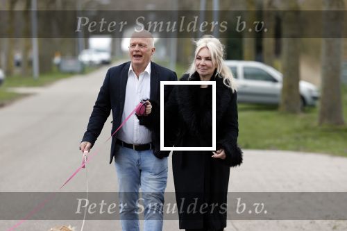 Almere 10 april 2021
Peter Jan Rens met zijn nieuwe vriendin Willeke Schoonewille
