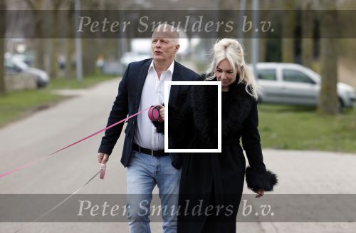 Almere 10 april 2021
Peter Jan Rens met zijn nieuwe vriendin Willeke Schoonewille