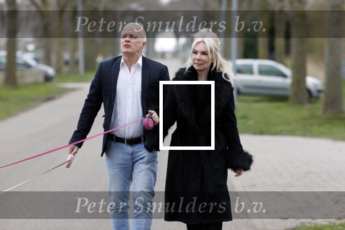 Almere 10 april 2021
Peter Jan Rens met zijn nieuwe vriendin Willeke Schoonewille
