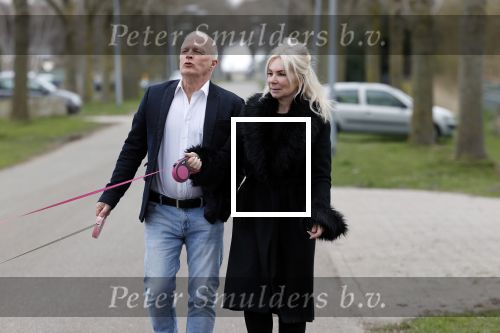 Almere 10 april 2021
Peter Jan Rens met zijn nieuwe vriendin Willeke Schoonewille