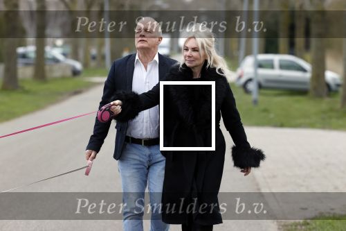 Almere 10 april 2021
Peter Jan Rens met zijn nieuwe vriendin Willeke Schoonewille
