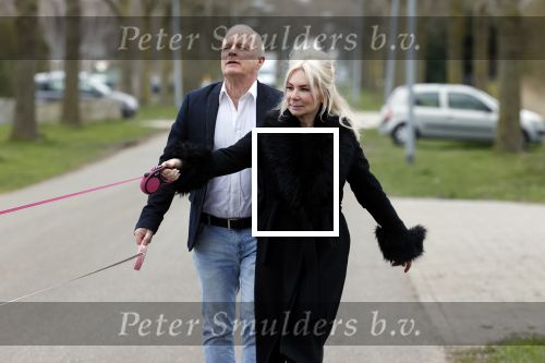 Almere 10 april 2021
Peter Jan Rens met zijn nieuwe vriendin Willeke Schoonewille
