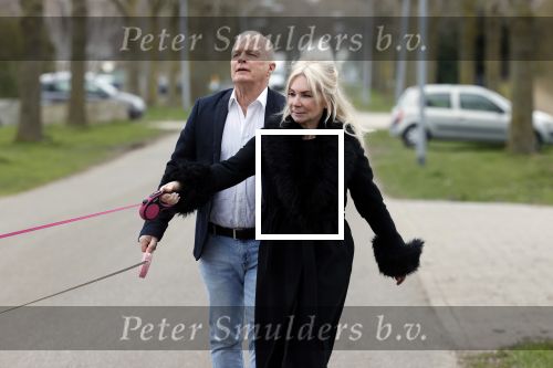 Almere 10 april 2021
Peter Jan Rens met zijn nieuwe vriendin Willeke Schoonewille