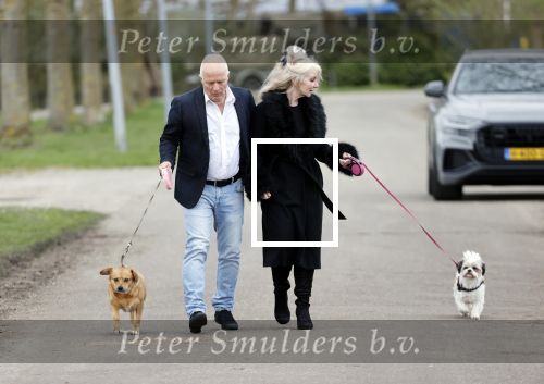 Almere 10 april 2021
Peter Jan Rens met zijn nieuwe vriendin Willeke Schoonewille