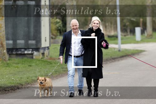Almere 10 april 2021
Peter Jan Rens met zijn nieuwe vriendin Willeke Schoonewille