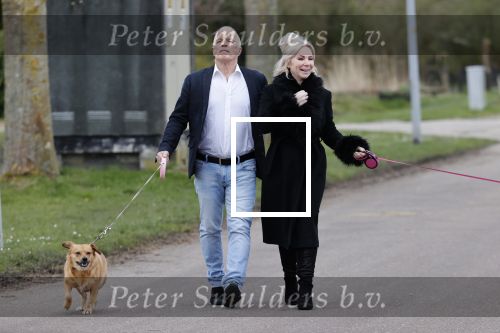 Almere 10 april 2021
Peter Jan Rens met zijn nieuwe vriendin Willeke Schoonewille