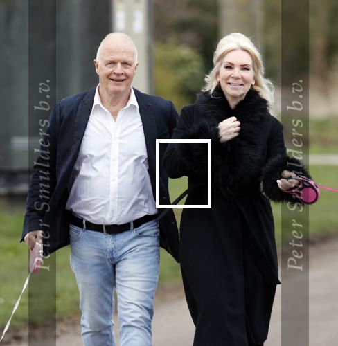 Almere 10 april 2021
Peter Jan Rens met zijn nieuwe vriendin Willeke Schoonewille