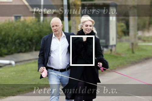 Almere 10 april 2021
Peter Jan Rens met zijn nieuwe vriendin Willeke Schoonewille
