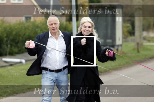 Almere 10 april 2021
Peter Jan Rens met zijn nieuwe vriendin Willeke Schoonewille