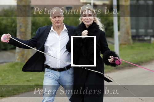 Almere 10 april 2021
Peter Jan Rens met zijn nieuwe vriendin Willeke Schoonewille