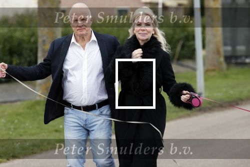 Almere 10 april 2021
Peter Jan Rens met zijn nieuwe vriendin Willeke Schoonewille